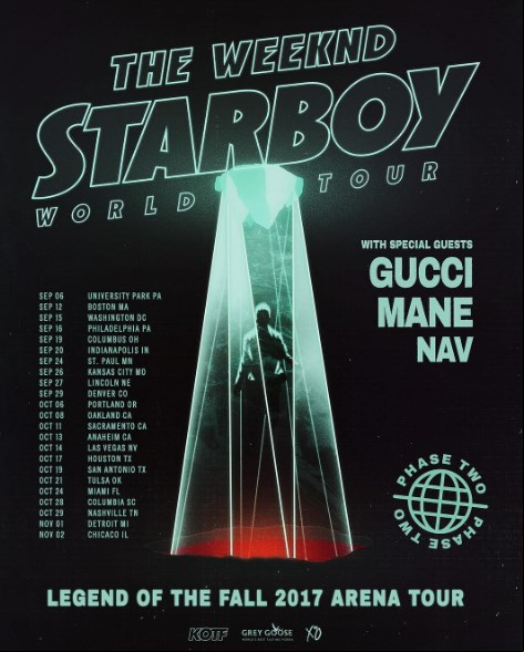 Concierto de The Weeknd en St. Paul, MN, Estados Unidos, Domingo, 24 de septiembre de 2017